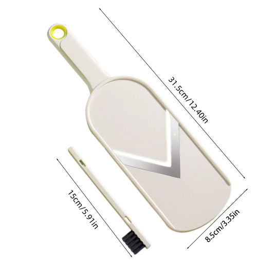 Japanese Style Beige Cabbage Slicer,Multifunctional Vegetable Slicer,Salad&Fruit Vegetable Slicer,Cabbage Cutting Shredder,Durable Vegetable Chopper,Cabbage Cutting Shredder,Kitchen Utensils&Gadgets,sohochic