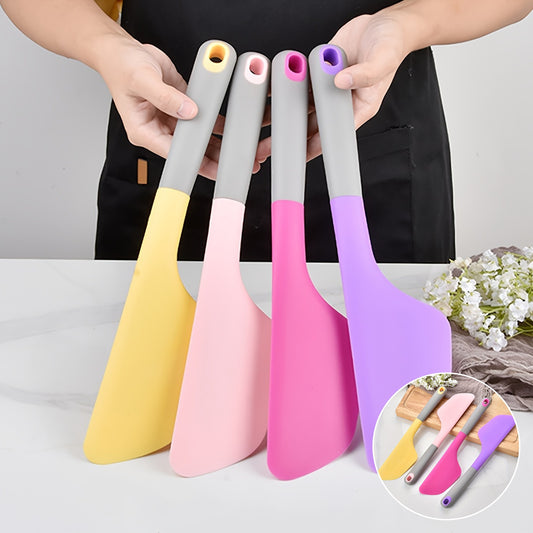 Extra Large Silicone Cake Decorator - Heat-Resistant Non-Stick Baking Tool with Ergonomic Handle, Multi-Color Options, Ideal for Cake Decoration, Butter Spreading, And Holiday Kitchen Essentials, Cooking, Baking, And Scrubbing