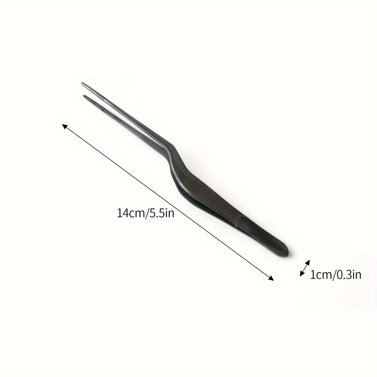 1pc/4pcs Baking Cake Plating Tweezers Decorating Tool, 430 Stainless Steel Molecular Gastronomy Stainless Steel Tool, Chef's Plating Cooking Tongs
