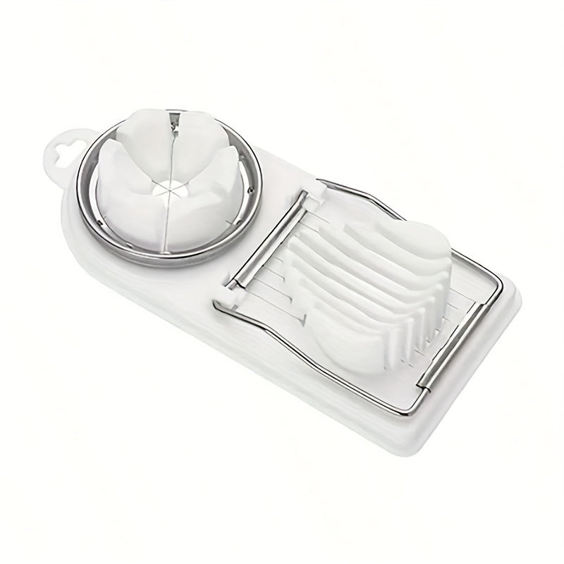 A Multifunctional Egg Slicer for Home Use, Suitable for Hard-Boiled Eggs, a 2-In-1 Cutter/Slicer/Dicer, a Kitchen Gadget