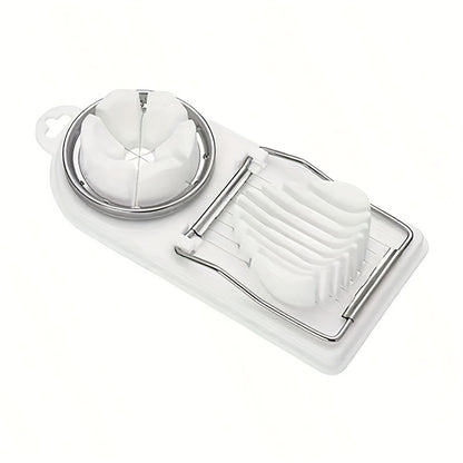 A Multifunctional Egg Slicer for Home Use, Suitable for Hard-Boiled Eggs, a 2-In-1 Cutter/Slicer/Dicer, a Kitchen Gadget