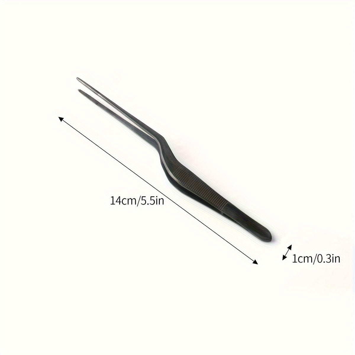1pc/4pcs Baking Cake Plating Tweezers Decorating Tool, 430 Stainless Steel Molecular Gastronomy Stainless Steel Tool, Chef's Plating Cooking Tongs
