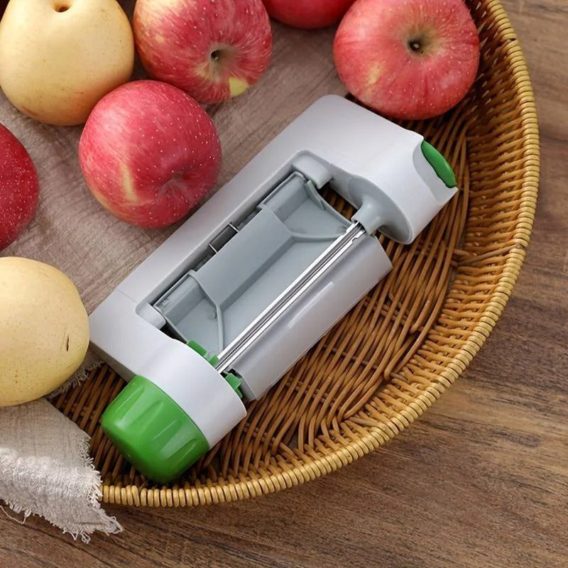 [Multi-Function Peeler Gadget] Vegetables Fruit Manual Slicers Multi-Function Safety Round Sheet Peeler Potato Apple Peeler Corer Gadget Kitchen Additions