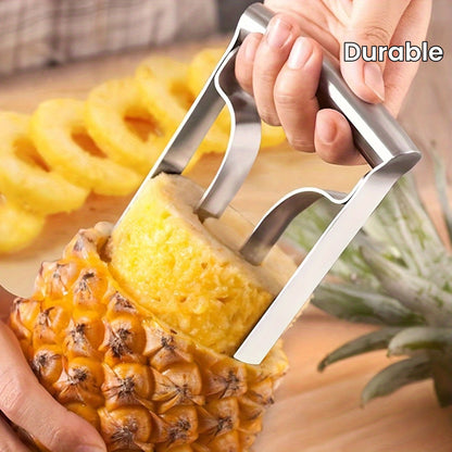 1/2pcs Easy to Use Pineapple Coreless Slicer - Durable Stainless Steel Comfortable Grip - Perfect for Home and Kitchen/restaurant Use
