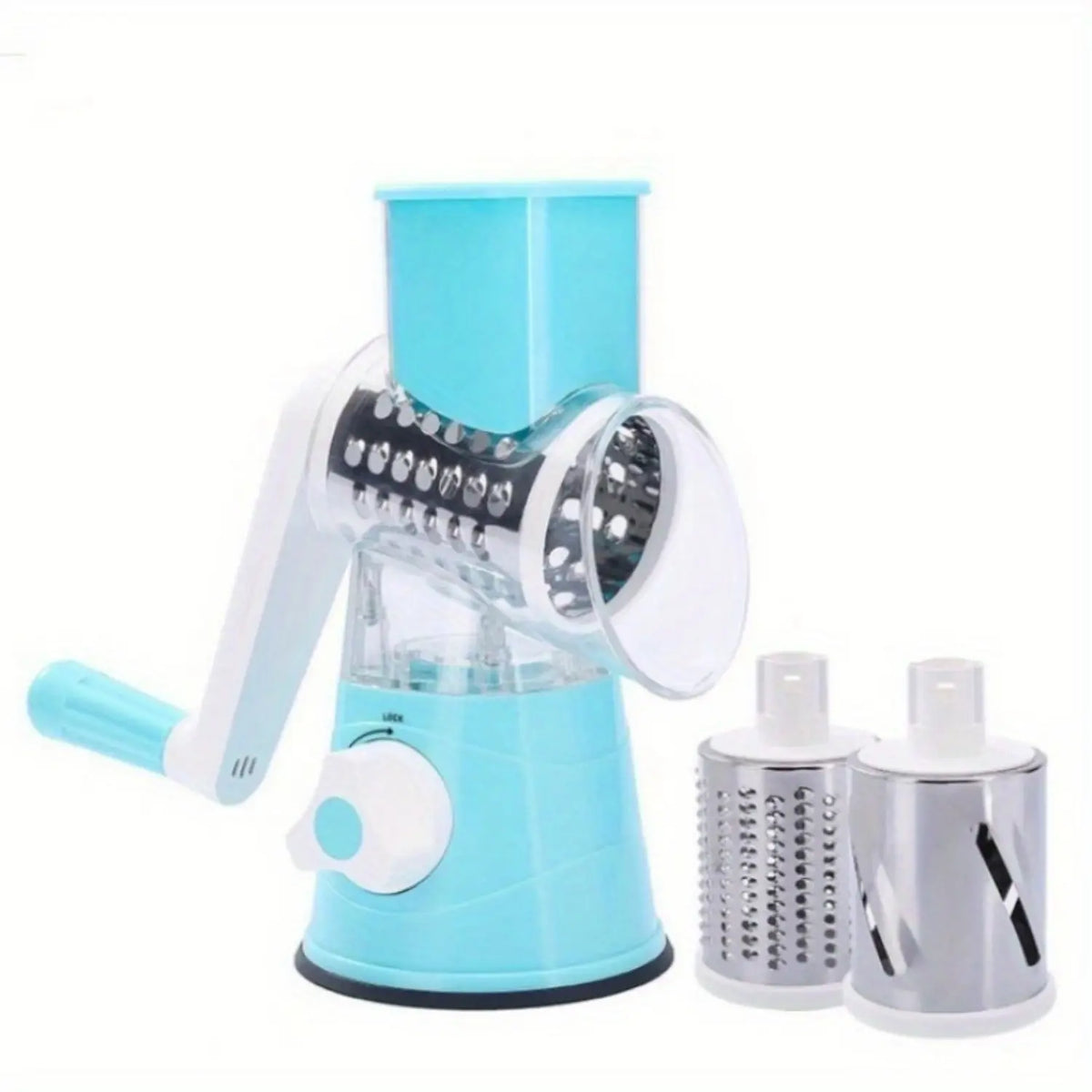 MIUVA 7-in-1 Multifunctional Cheese Grater & Vegetable Slicer Manual Food Grater for Potatoes BPA Free Kitchen Plastic Stainless Steel Chopping Utensils Thanksgiving tableware TikTokShopBlackFriday Christmas Gift