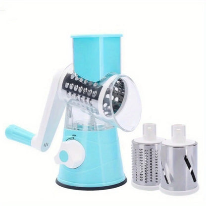 MIUVA 7-in-1 Multifunctional Cheese Grater & Vegetable Slicer Manual Food Grater for Potatoes BPA Free Kitchen Plastic Stainless Steel Chopping Utensils Thanksgiving tableware TikTokShopBlackFriday Christmas Gift