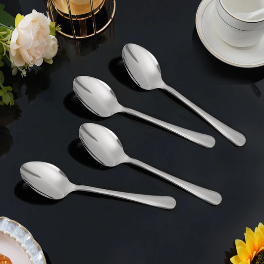 36-Piece Windsor Style Stainless Steel Tea Spoon Complete Set - Durable Tableware, Seamless Smooth Surface, Classic Sturdy Cutlery, Reusable Dishwasher Safe, 36pc for Parties, Party Banquets, Daily Use
