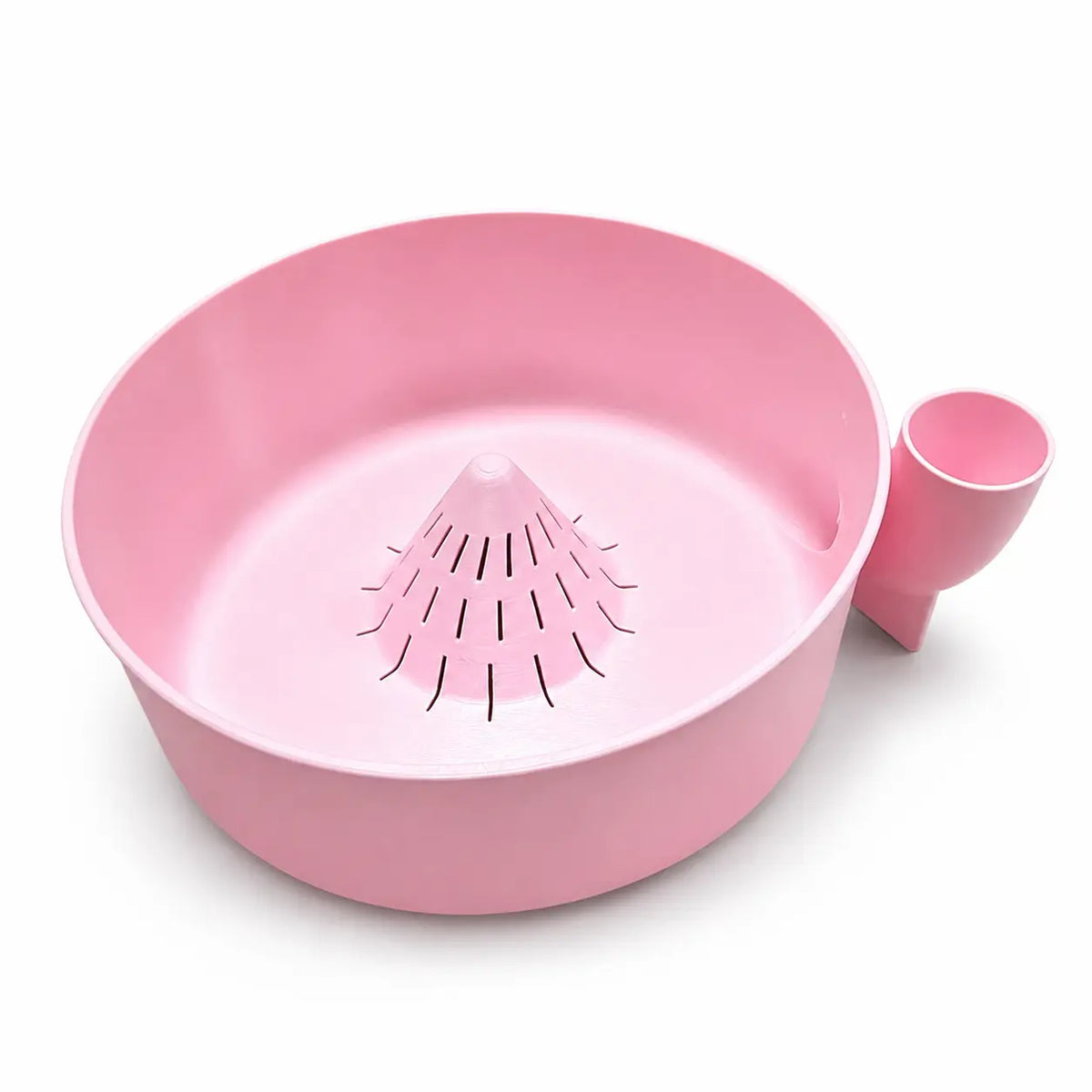 1-Piece Lightweight Solid Round Plastic Fruit & Vegetable Washing Basket - Rotating Cone with Side Spout Filter, Kitchen Utensils & Accessories for Household Daily Cleaning,sohochic