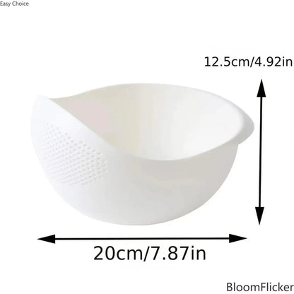 1Pcs/2Pcs Mini Multi-Functional Kitchen Drain Basket Basin, Versatile Small Colander Strainer For Washing Rice, Fruits And Vegetables, Practical Household Food Prep Kitchen Accessory