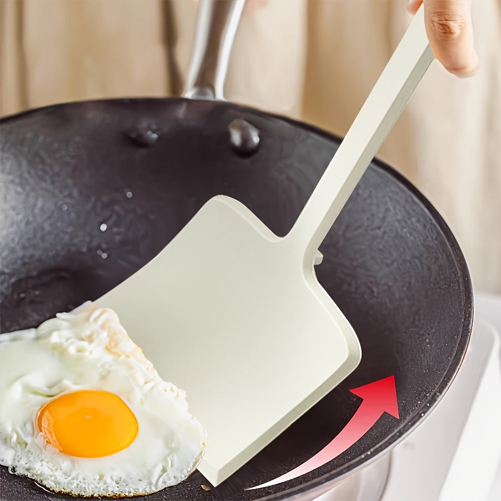 SHAON Silicone Wide-Face Frying Spatula Household Non-Stick Pan Tamagoyaki Spatula Kitchen Non-Stick Pan Cooking Silicone Wide-Mouth Frying Spatula