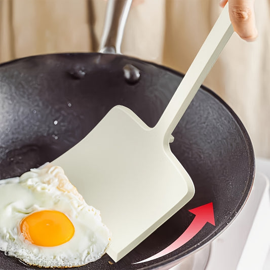 SHAON Silicone Wide-Face Frying Spatula Household Non-Stick Pan Tamagoyaki Spatula Kitchen Non-Stick Pan Cooking Silicone Wide-Mouth Frying Spatula