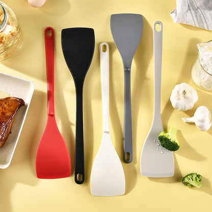 Integrated Silicone Spatula, Kitchen Cooking Non-Stick Silicone Spatula, Home Cooking Spatula with Bracket, Cooking Utensils