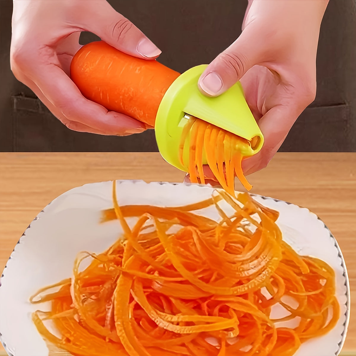 1pc Slicer Upgrades Your Kitchen with This Creative Multi-Functional Conical Vegetable Shredder, Carrot/Cucumber Grater, Fruit And Vegetable Peeler