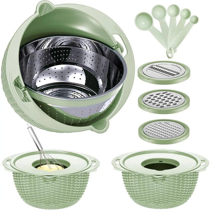 Over the Sink Colander - Strainers and Colanders - Sink Strainer Basket - Expandable Fine Mesh Strainer with Rubber Grip for Veggie, Fruits, Pasta,  Kitchen Essentials (9.5W x 13.4-21.3L x 3.3H)