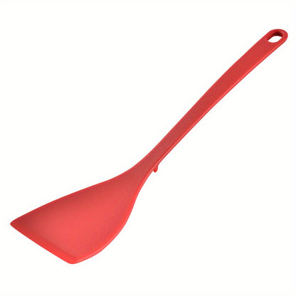 Integrated Silicone Spatula, Kitchen Cooking Non-Stick Silicone Spatula, Home Cooking Spatula with Bracket, Cooking Utensils