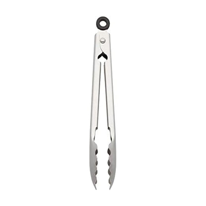 KitchenAid Gourmet Silicone-Tipped Stainless Steel Tongs, 12 Inch, Pistachio