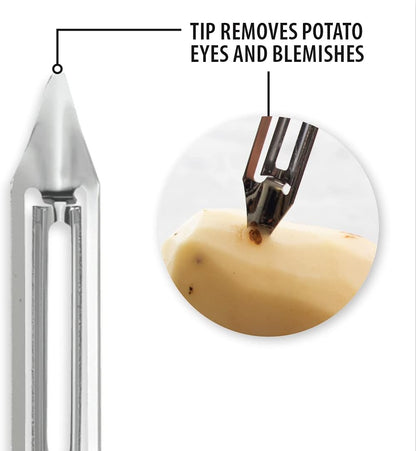 Rada Cutlery Vegetable Peeler (R132), Silver