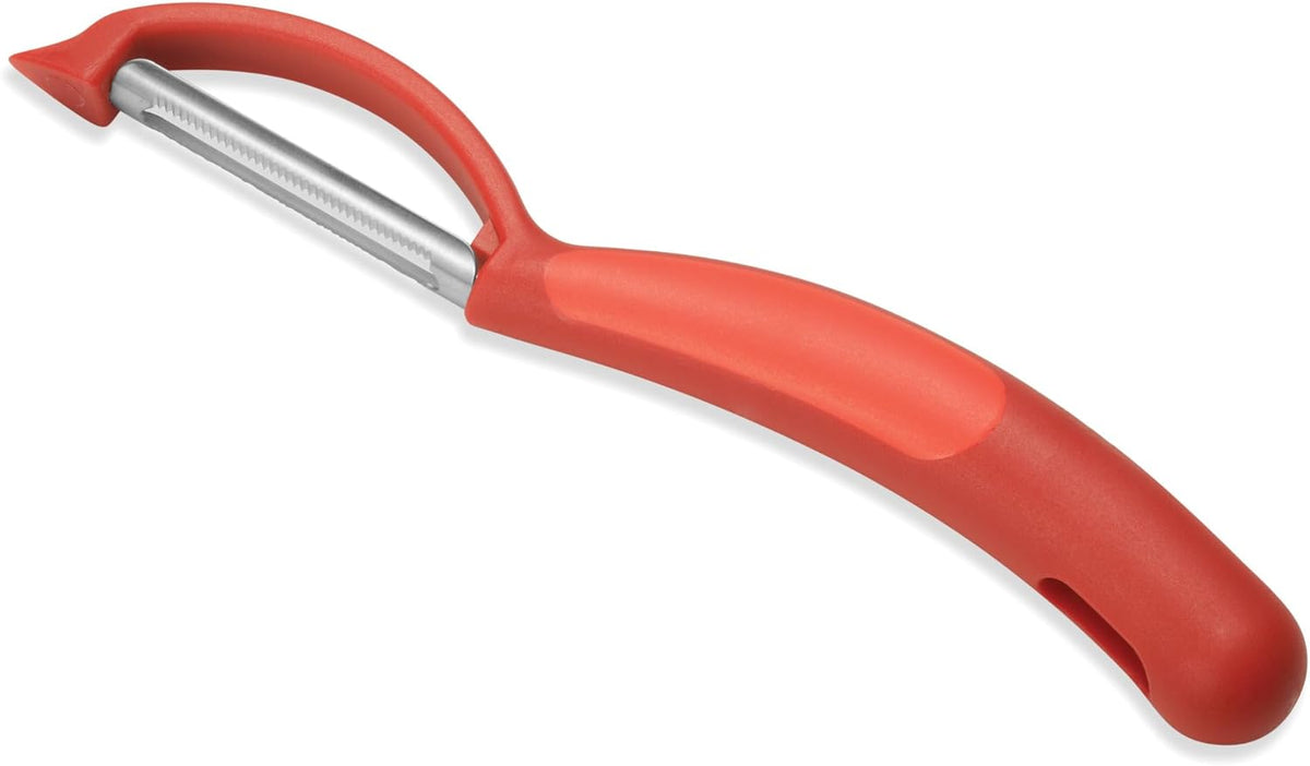 Kuhn Rikon Serrated Piranha “Swivel” Peeler 7.25” Green