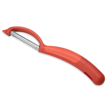 Kuhn Rikon Serrated Piranha “Swivel” Peeler 7.25” Green