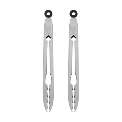 KitchenAid Gourmet Silicone-Tipped Stainless Steel Tongs, 12 Inch, Pistachio