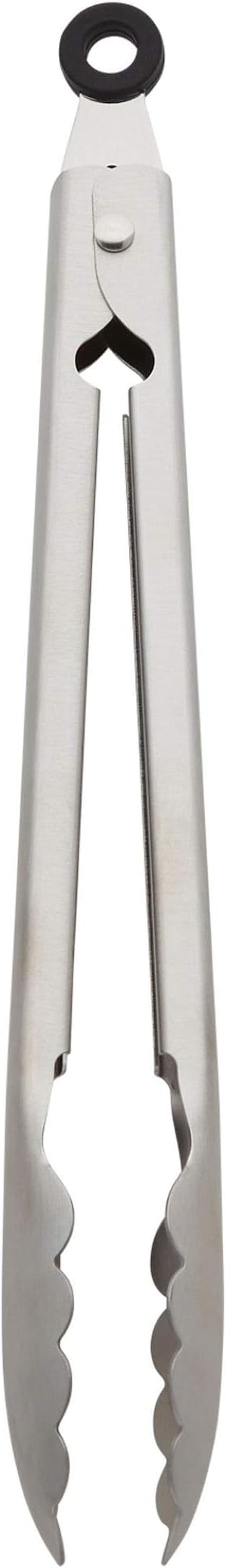 KitchenAid Gourmet Silicone-Tipped Stainless Steel Tongs, 12 Inch, Pistachio