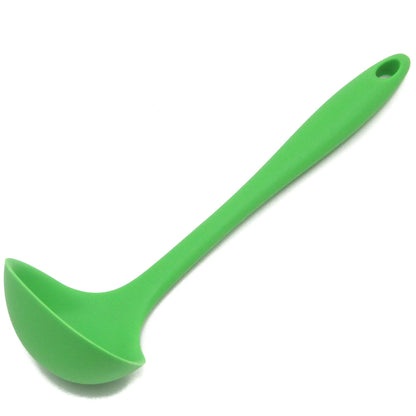 Chef Craft Premium Silicone Cooking Ladle, 11.25 inch, Red