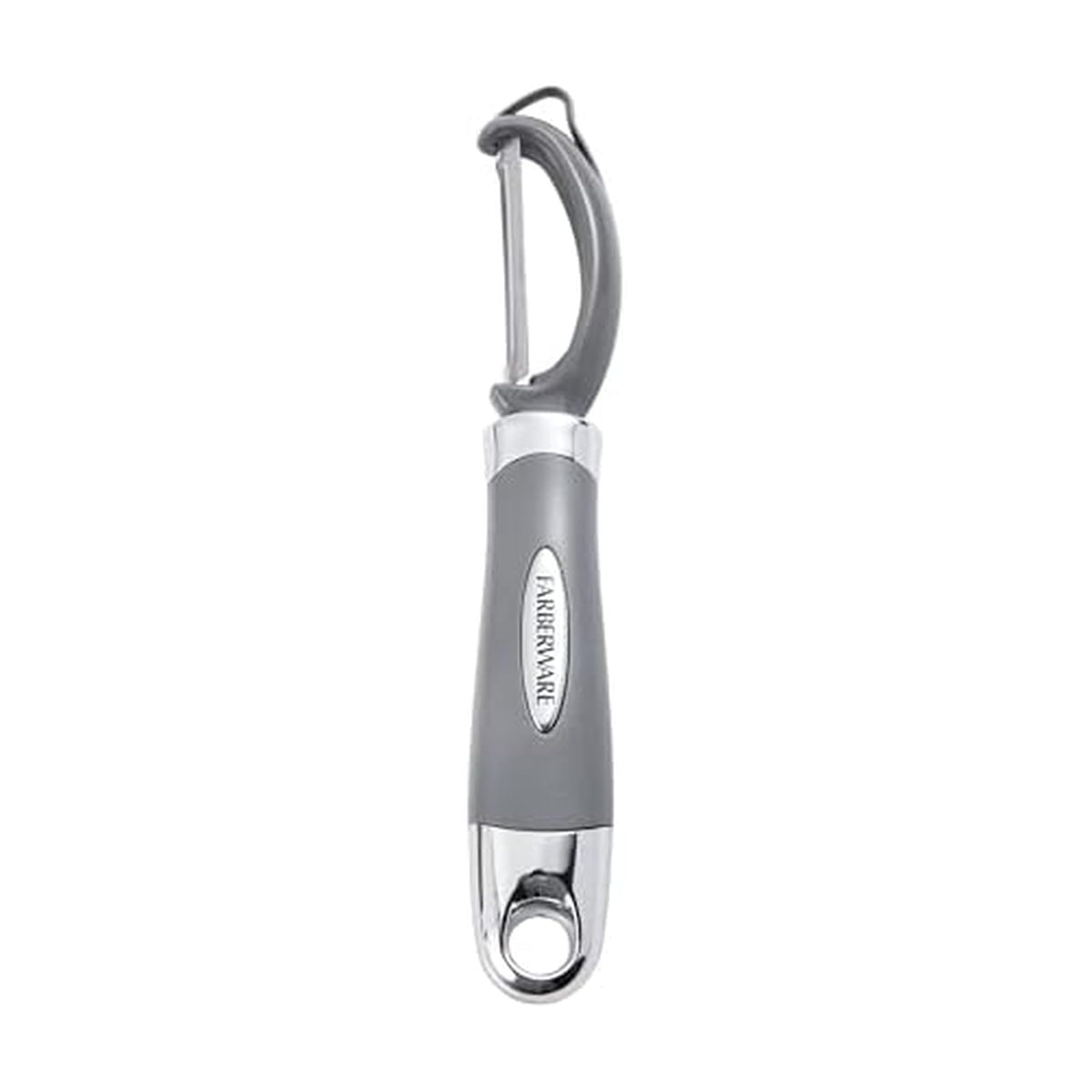 Farberware Vegetable Peeler, Pro2 Euro Peeler with Sharp Stainless Steel Swivel Blade and Ergonomic Handle, Dishwasher Safe, Aqua Sky
