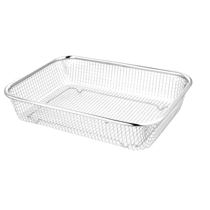 Ciieeo Thickened Drain Basket 12.20X4.72X2.16In Kitchen Colander for Fruit and Vegetable Washing Draining and Storage Multi-Purpose Sink Basket
