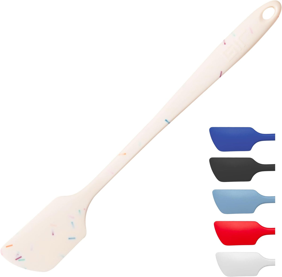 GIR: Get It Right Silicone Kitchen Spatula - Non-toxic Cooking Utensils for Nonstick Cookware, Cooking and Baking, Skinny - 11IN - Sprinkles