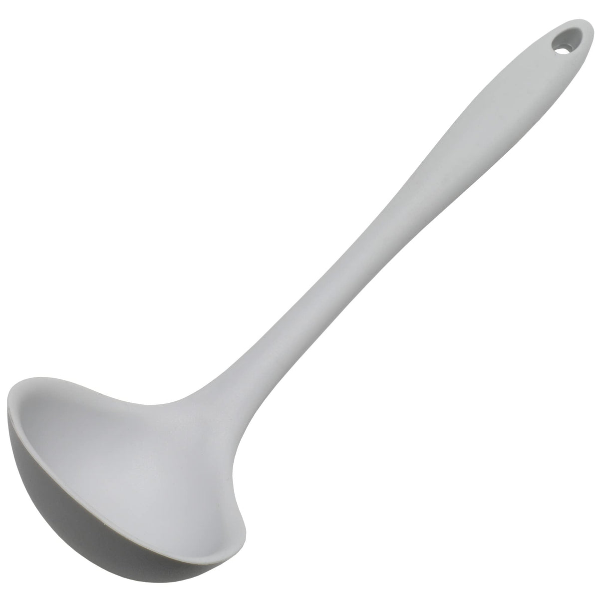 Chef Craft Premium Silicone Cooking Ladle, 11.25 inch, Red