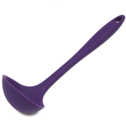 Chef Craft Premium Silicone Cooking Ladle, 11.25 inch, Pink