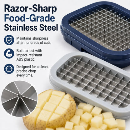 Durable 4-in-1 Vegetable Slicer. Sharp blades cut uniformly sliced veggies. Transparent container, easy to operate. Must-have tool!