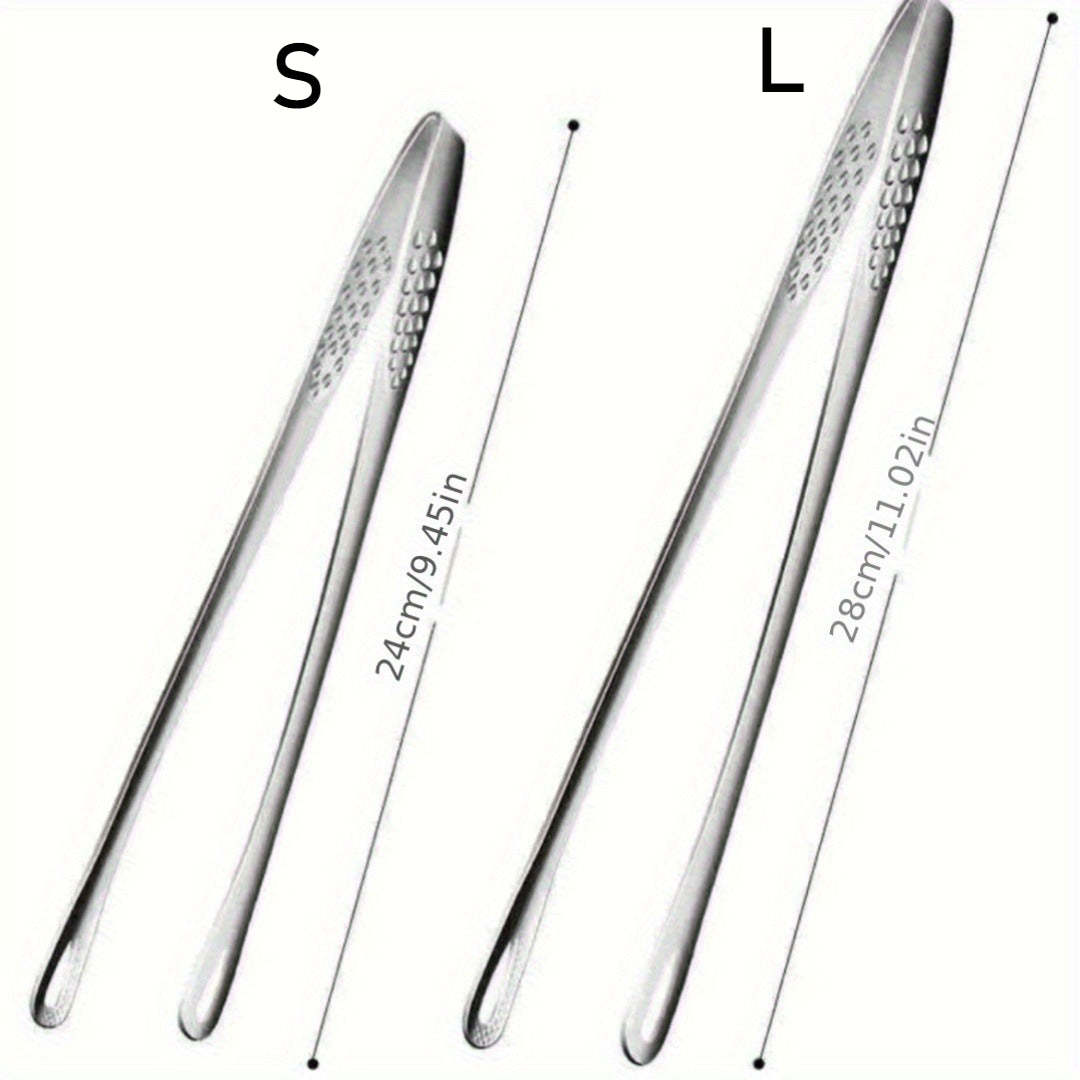 Stainless Steel Multi-Functional BBQ Tongs, Bread Clips, and Ice Cubes – Perfect for Grilling, Baking, Camping, Restaurants & Home Use. Heat-Resistant Kitchen Food Pliers Barbecue Tool – Essential for Christmas, Halloween, and Every Day of the Year