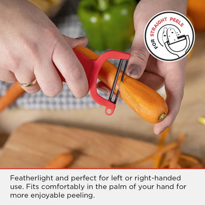 Kuhn Rikon Original Swiss Peeler 3-Pack Red/Green/Yellow
