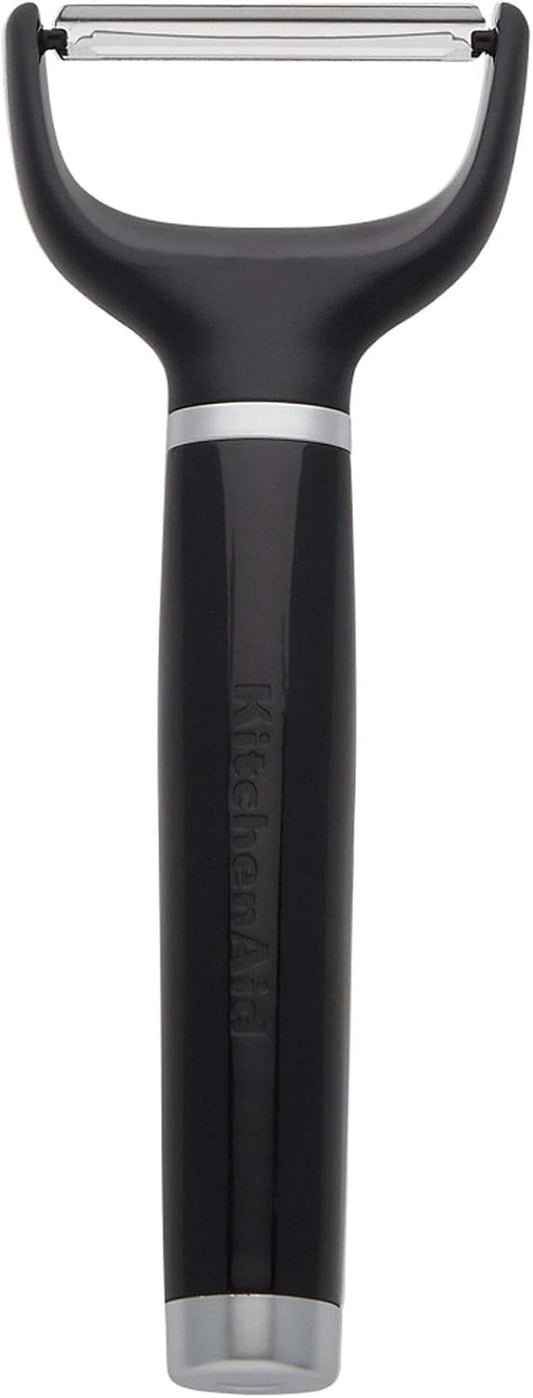 KitchenAid Y Peeler with Ergonomic Handle and Single Edge Blade, Dishwasher Safe with Protective Cover