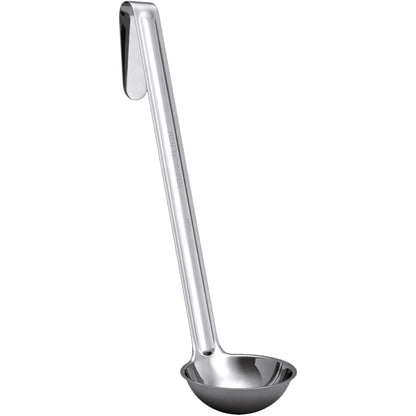 Sturdy, Ergonomic Combo Sizes Ladles 5 Pk. 1 2 4 6 8 Oz Stainless Steel Ladle with Long Handles. Best Kitchen Supplies for Stirring, Portioning and Serving Soup, Chili and Stew in Restaurants and Home