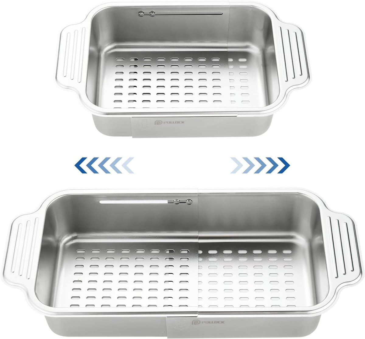 4 In 1 Collapsible Colander for Kitchen,304 Stainless Steel
