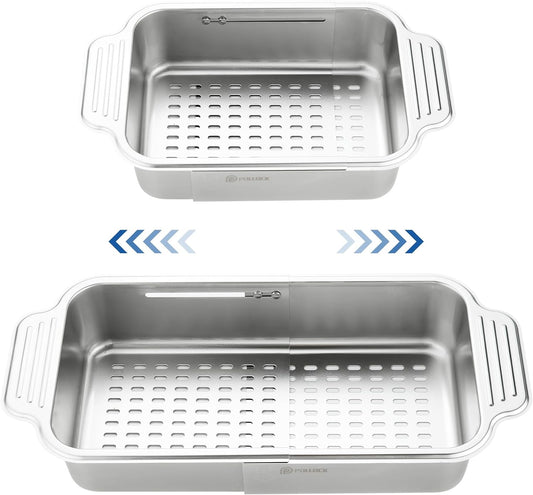 4 In 1 Collapsible Colander for Kitchen,304 Stainless Steel