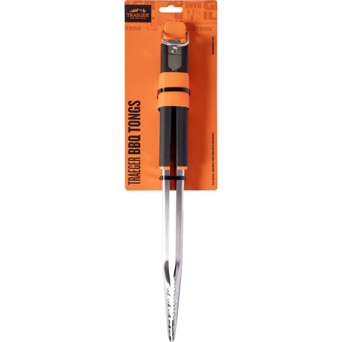 Traeger Grills BAC790 Stainless Steel BBQ Tongs, Grill Accessory