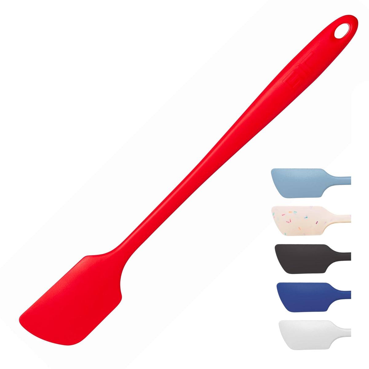 GIR: Get It Right Silicone Kitchen Spatula - Non-toxic Cooking Utensils for Nonstick Cookware, Cooking and Baking, Skinny - 11IN - Sprinkles