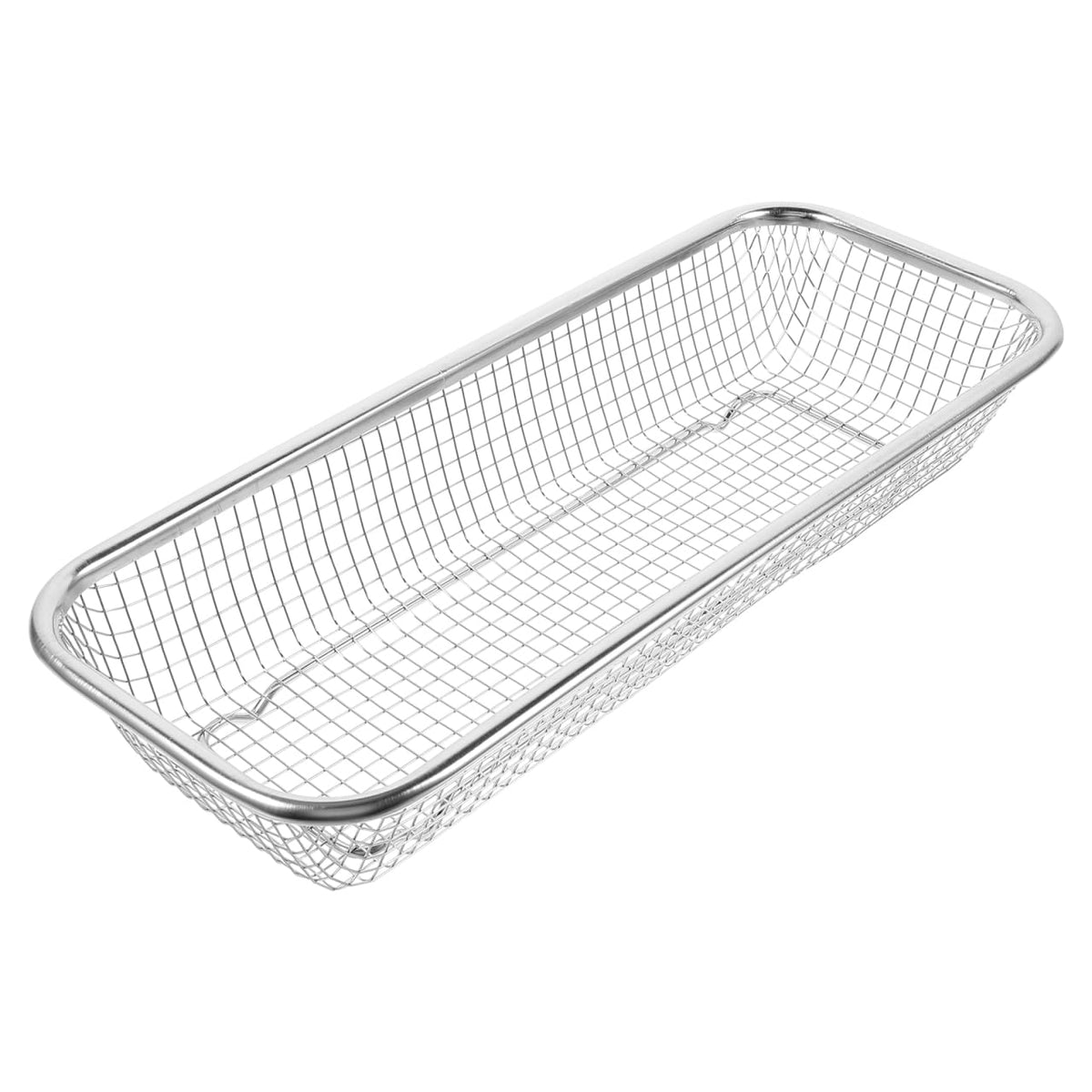 Ciieeo Thickened Drain Basket 12.20X4.72X2.16In Kitchen Colander for Fruit and Vegetable Washing Draining and Storage Multi-Purpose Sink Basket