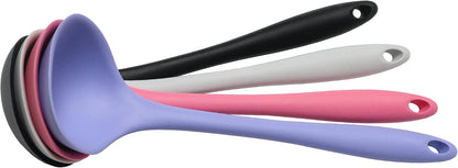 Chef Craft Premium Silicone Cooking Ladle, 11.25 inch, Pink