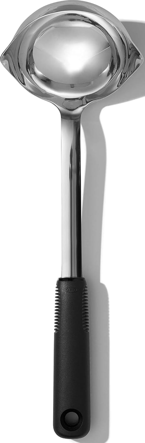OXO Good Grips Stainless Steel Soup Ladle with Pour Spout