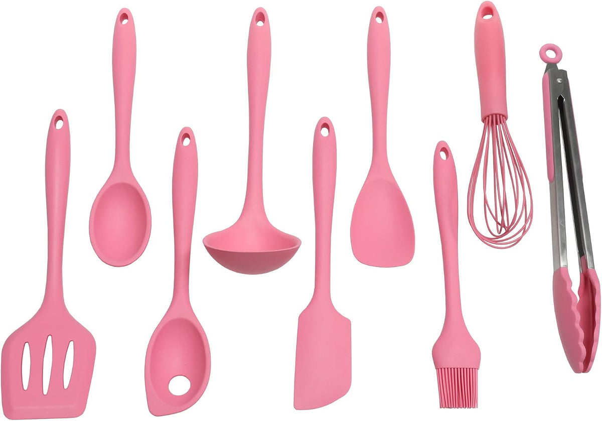 Chef Craft Premium Silicone Cooking Ladle, 11.25 inch, Pink