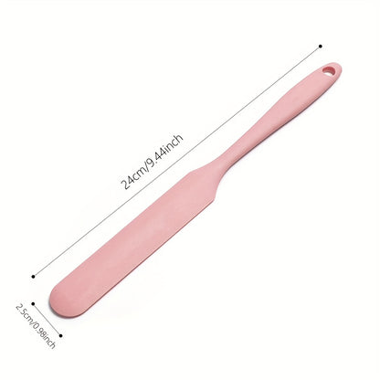 1pc, Silicone Jar Spatula, Non-Stick Icing Spatula, Food Grade Silicone, Heat Resistant, Baking Tools, Kitchen Gadgets, Kitchen Accessories