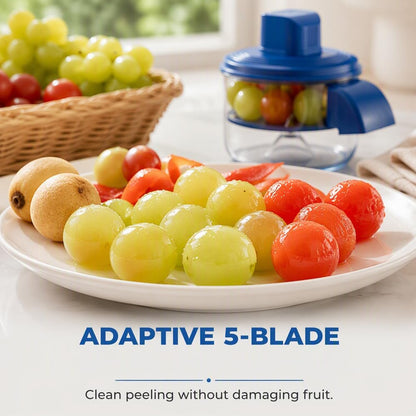 2026 New Fruit and Vegetable Peeler, Electric Automatic Potato Peeler, Blue