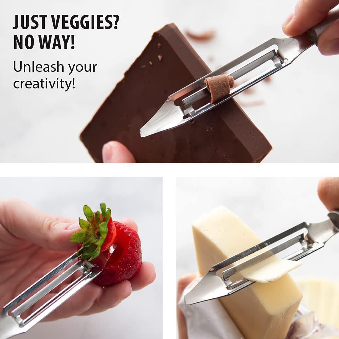 Rada Cutlery Vegetable Peeler (R132), Silver