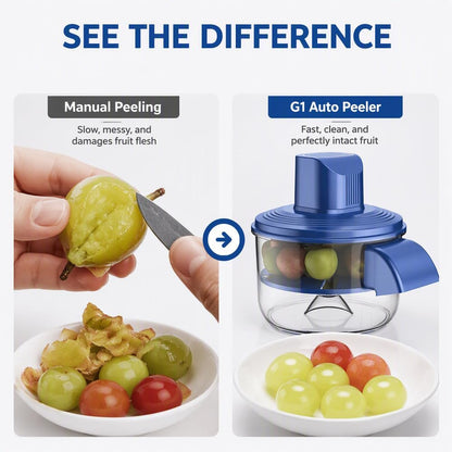 2026 New Fruit and Vegetable Peeler, Electric Automatic Potato Peeler, Blue