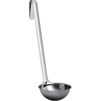 Sturdy, Ergonomic Combo Sizes Ladles 5 Pk. 1 2 4 6 8 Oz Stainless Steel Ladle with Long Handles. Best Kitchen Supplies for Stirring, Portioning and Serving Soup, Chili and Stew in Restaurants and Home