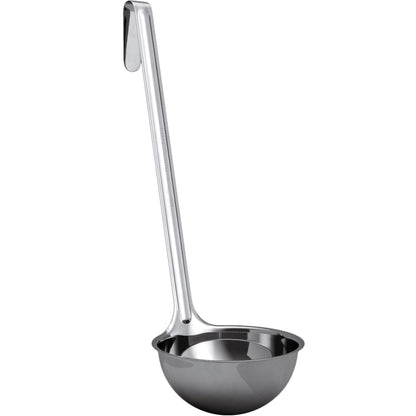 Sturdy, Ergonomic Combo Sizes Ladles 5 Pk. 1 2 4 6 8 Oz Stainless Steel Ladle with Long Handles. Best Kitchen Supplies for Stirring, Portioning and Serving Soup, Chili and Stew in Restaurants and Home